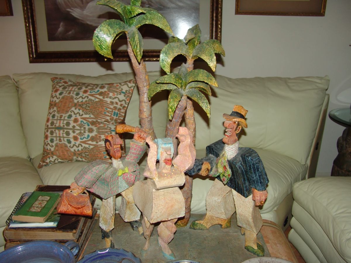 Lawrence Anthony 
Large art figural statue 