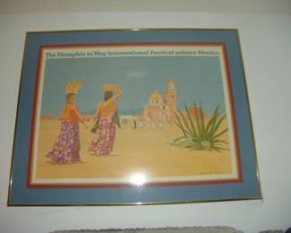 Framed Memphis in May Poster 