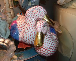 Large Herend loving ducks 
