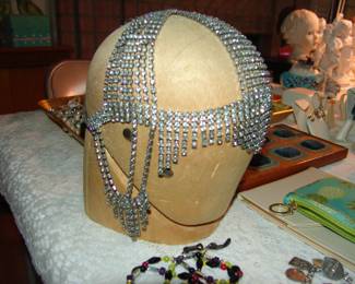Rhinestone Flapper head piece 