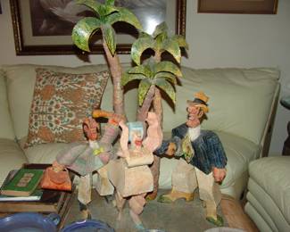 Lawrence Anthony 
Large art figural statue 