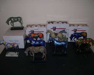 6 Ocala Horse Figure Figurines