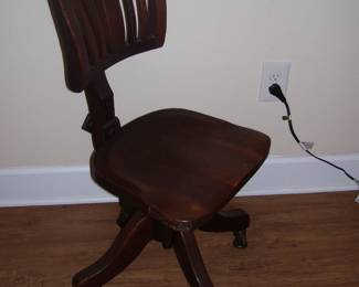 Antique Office Chair from local church