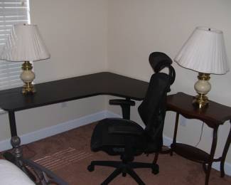 Corner Desk & Aeron Style Chair