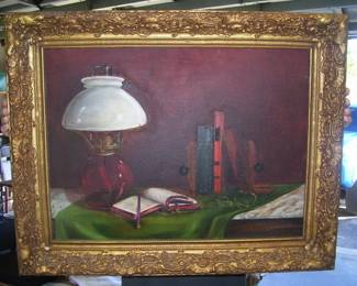 Original Oil on Board Artwork with Nice Frame