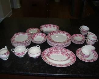 Johnson Brothers "Strawberry Fair" China Set - 52 pieces