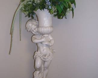 Cherub Statue/Planter