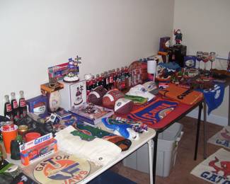 Lots of Florida Gators Collectibles