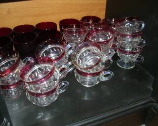 Ruby Red Glassware