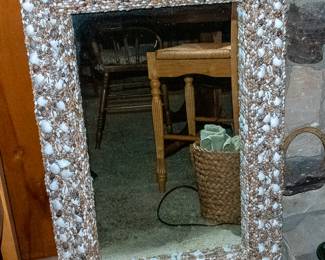 Seashell Framed Mirror