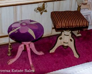 Vintage Piano Stools