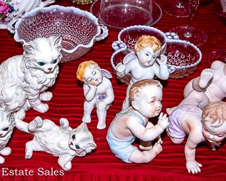 Vintage Ceramics - Cherubs - Cats - more!