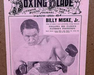 Vintage Boxing Memorabilia