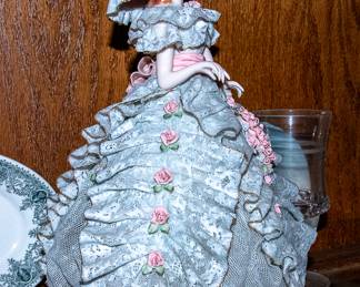 LARGE Ceramic Lace Figurine