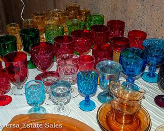 Vintage Sandwich Glass