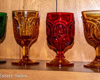Vintage Color Stemware