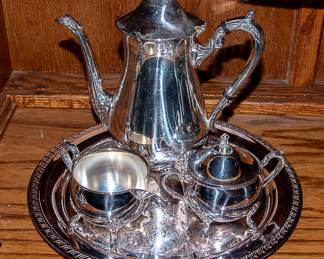 Silverplate Teaset