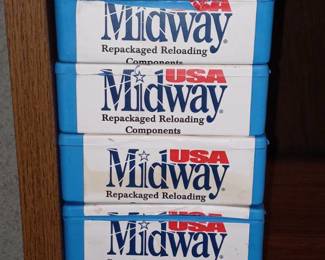 Lot Of 5 Boxes Midway USA 45 Caliber Bullet Heads