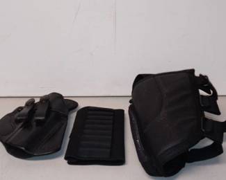 Lit Of 2 Holsters Leg Soft Holster/ Hard Plastic Hipper