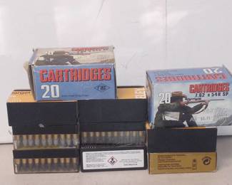 Lot 7 Of Assorted Ammunition (Full & Partial)Boxes