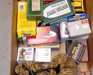 Lot Of Assorted Bullet Making Items (Casings,Bullet Tips, Etc)