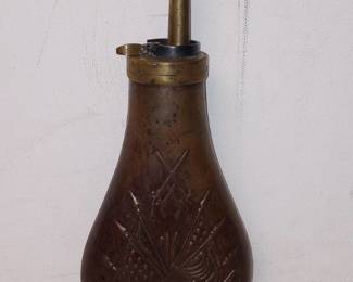 Vintage/Antique Brass n Copper Gunpowder Flask