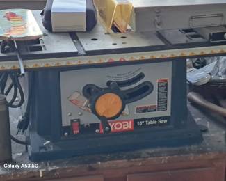 Robin 10" table saw $100