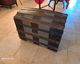 Before soft luggage there were these heavy duty storage devices . $150