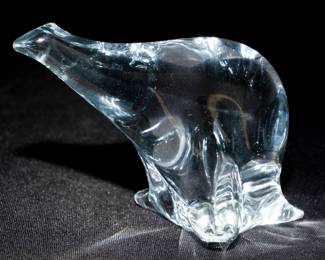 Murano art glass bear