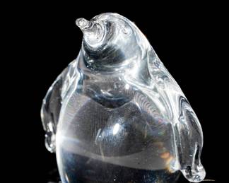 Art glass penguin