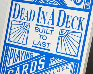 Grateful Dead Dead in a Deck playing cards and CD