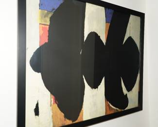 "Elegies to the Spanish Republic" in the manner of Robert Burns Motherwell-this is a giclee/lithograph folks. 