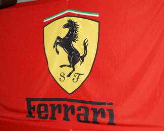 Ferrari wall flag