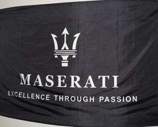 Maserati wall flag