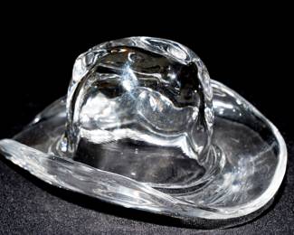 Ralph Lauren crystal cowboy hat trinket dish