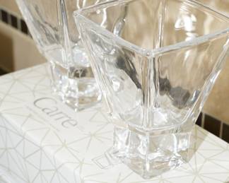Joyjolt Carre martini glasses-2 sets of 2