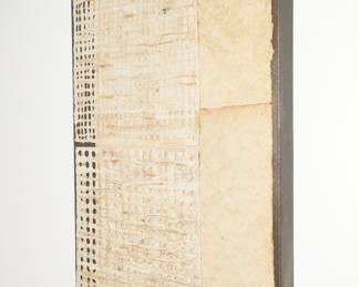 Abstract Mixed Media on wood by Loren Yagoda