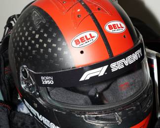 Bell Seventy Born 1950 auto racing helmet