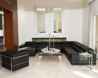 Black Zuri sectional 