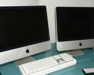Apple Computers 2008-A1224, one with a power cord and one without.  Apple keyboard as well available