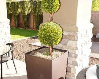 Topiaries available as well
