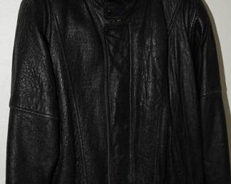 Colebrook leather coat
