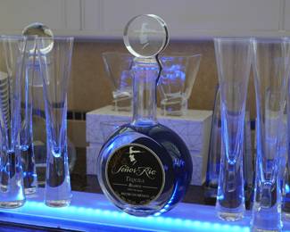 Moya hand blown champagne flutes-2 sets of 4