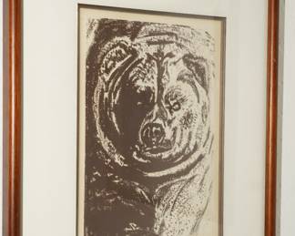 Bear block print 