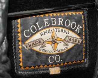 Colebrook leather coat