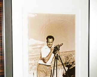 "Barry with Camera" photograph by Barry Goldwater-signed