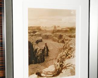 "Monument Valley" Barry Goldwater signed sepiatone photograph