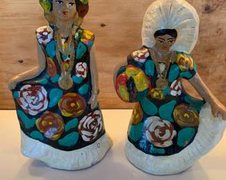 Vintage mezcal decanters