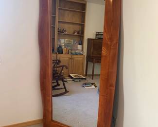 Very large wall hung mirror