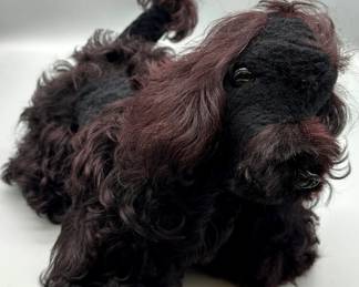 Vintage Stuffed Poodle, Possible Steiff Animal